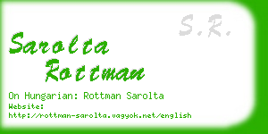 sarolta rottman business card